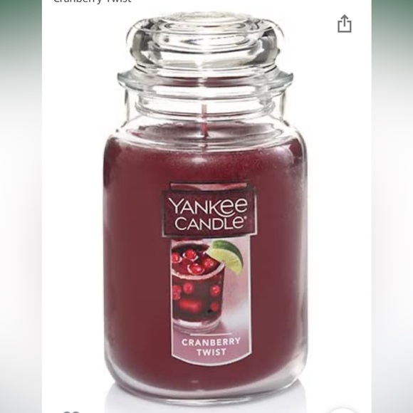 🍓 YC Cranberry Twist Large Candle NEW